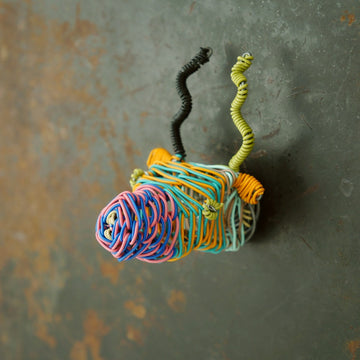 Handwoven 3D Kudu Head Magnet