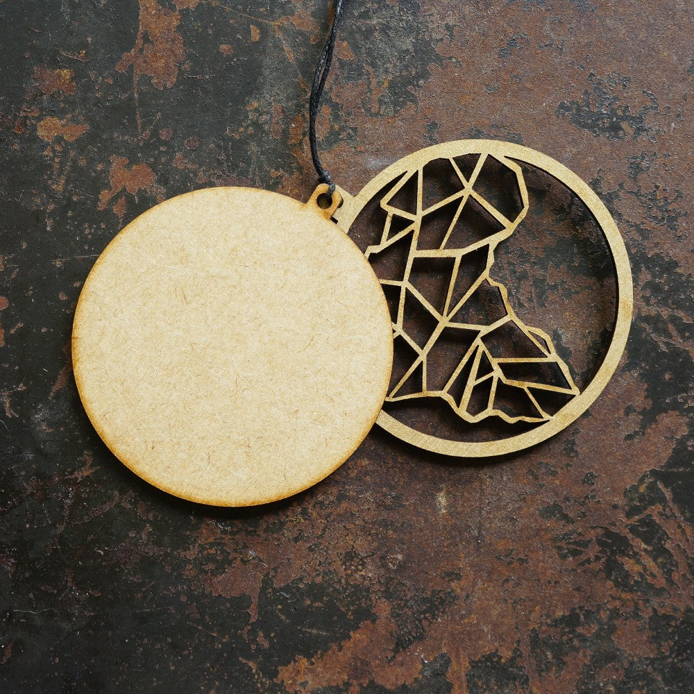 Reverse Side of Africa Decoration