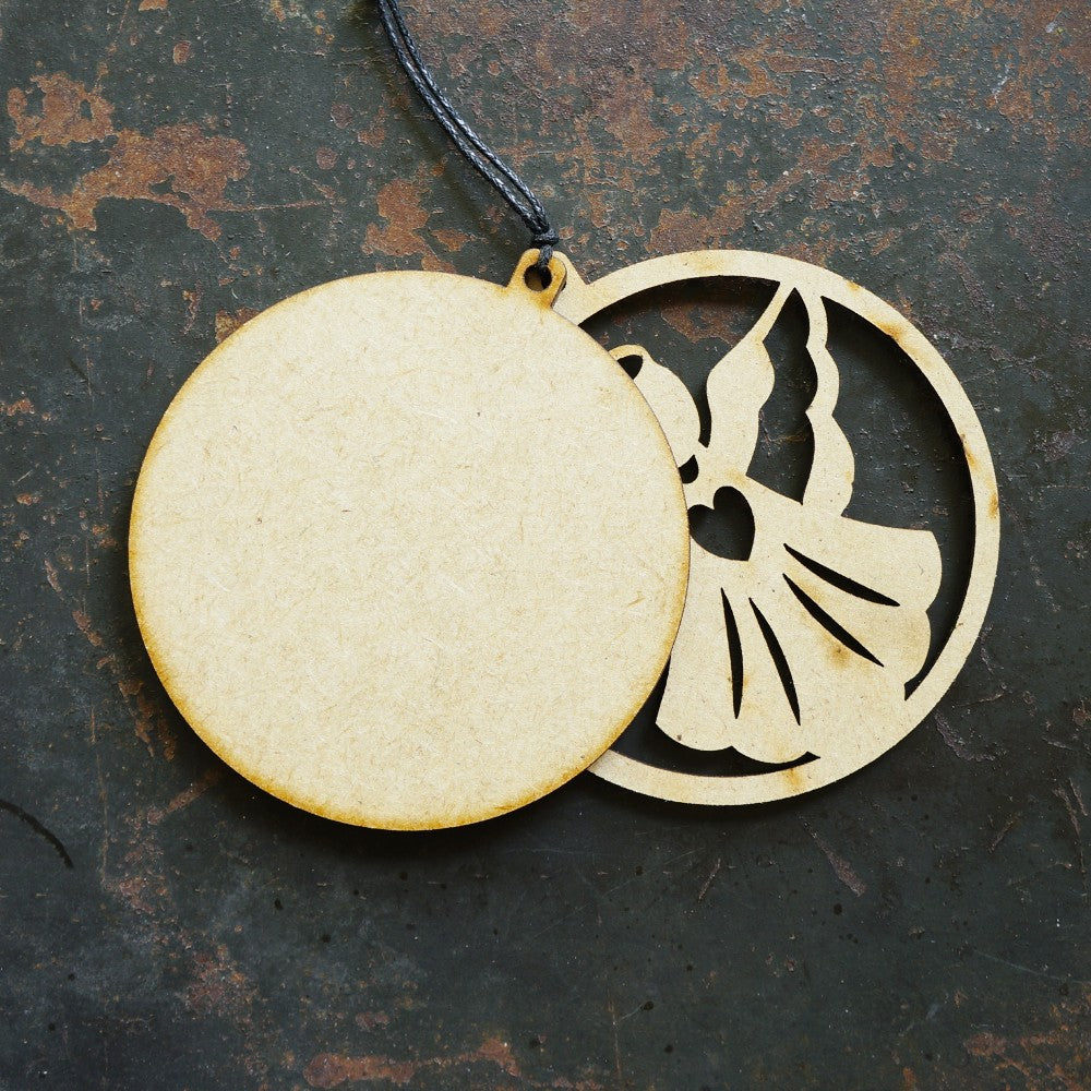 Reverse Side of Angel Decoration