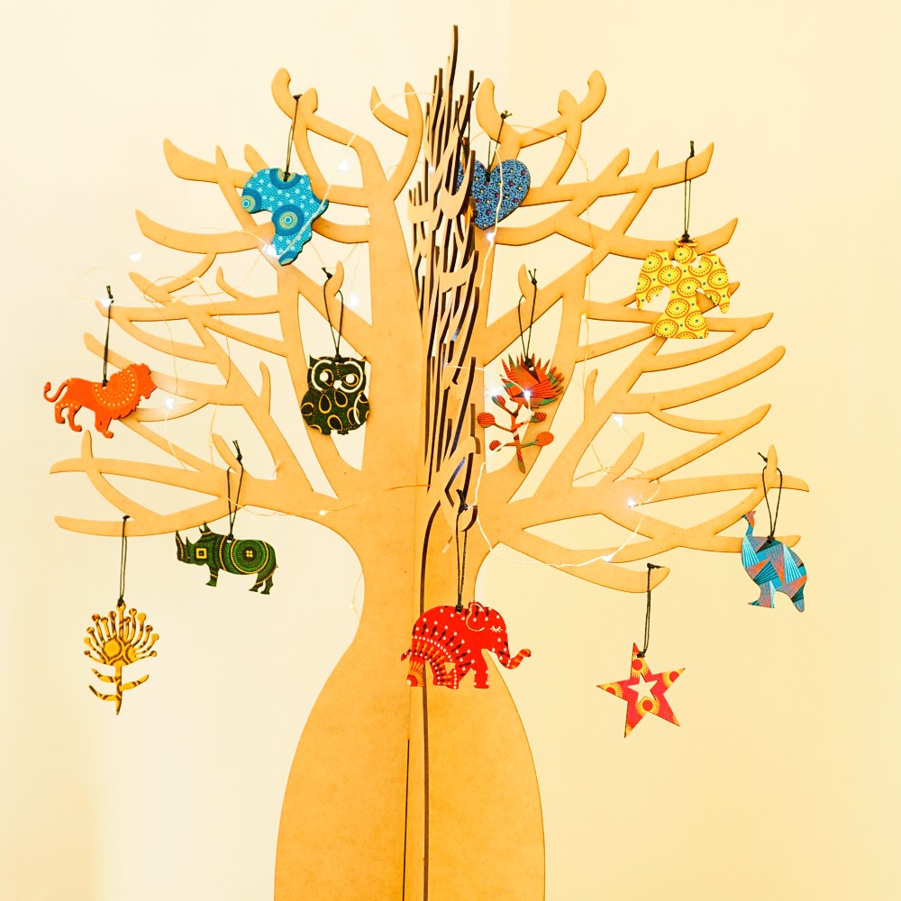 Baobab-style Flat-pack Christmas Tree – Large