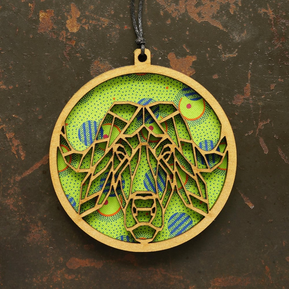 Cape Buffalo Christmas Decoration