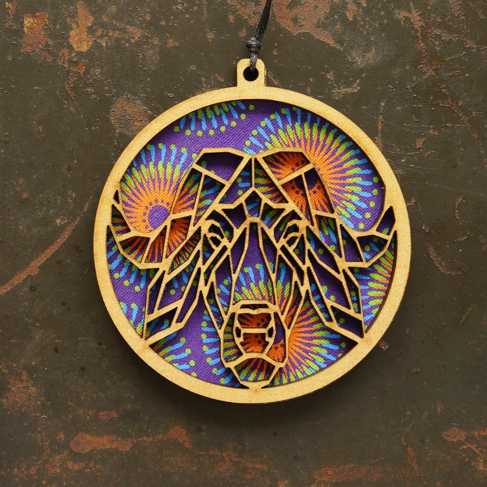 Laser-Cut Cape Buffalo Ornament