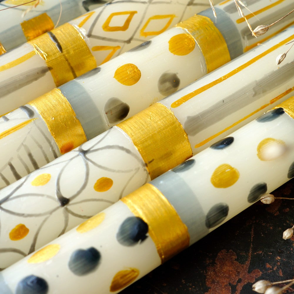 Hand-painted Celebration Candles