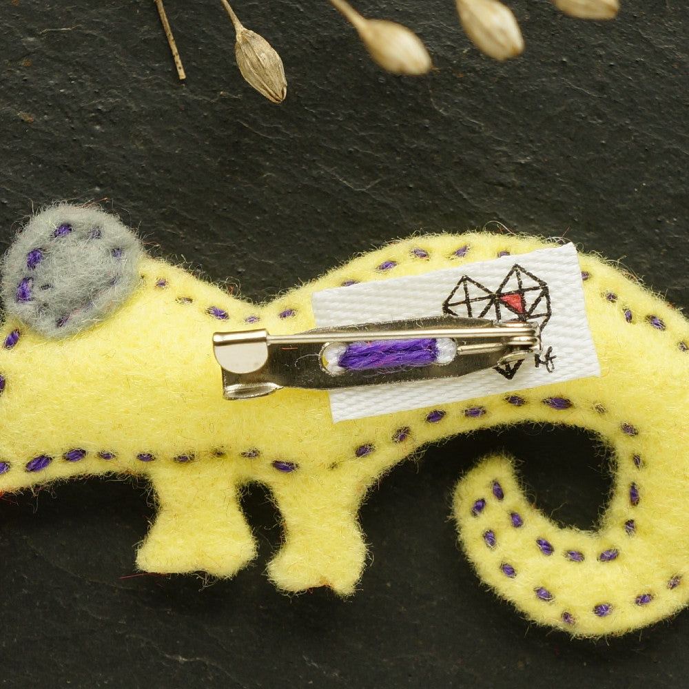 Pin on back of Brooch
