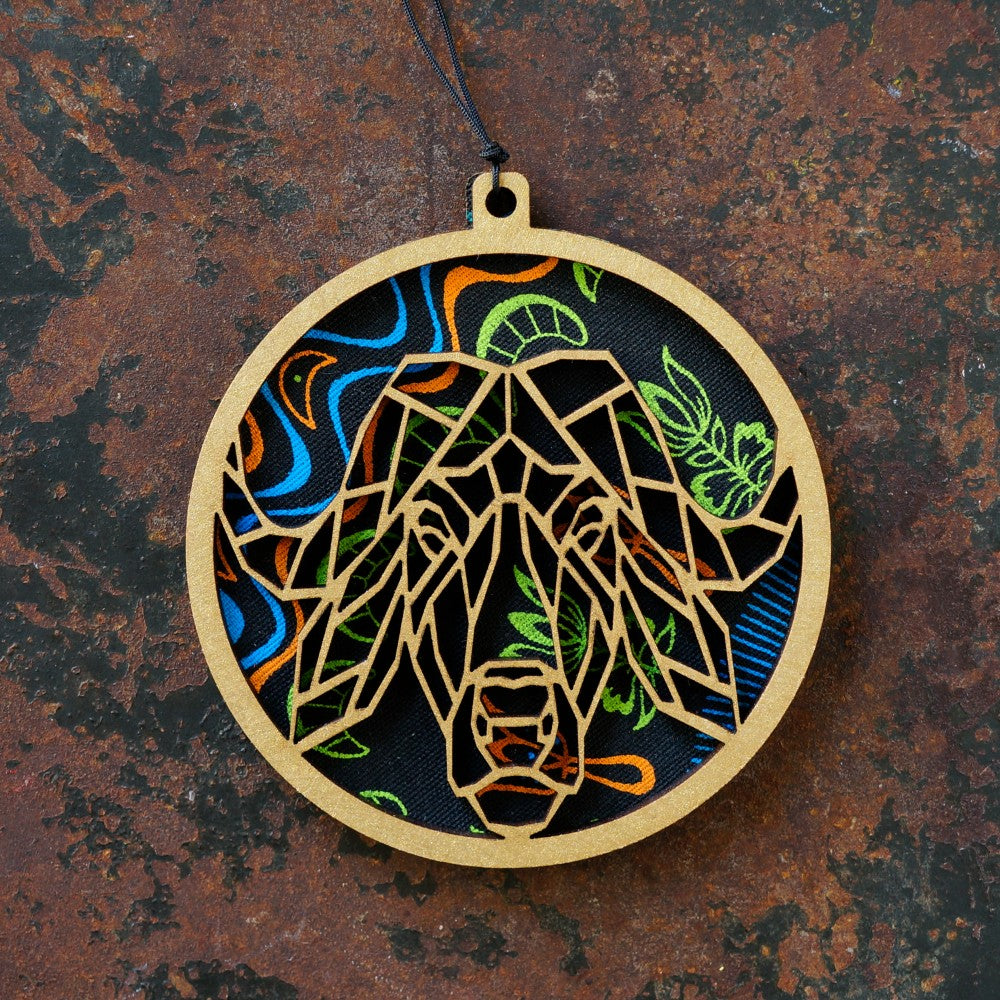 Cape Buffalo Christmas Decoration