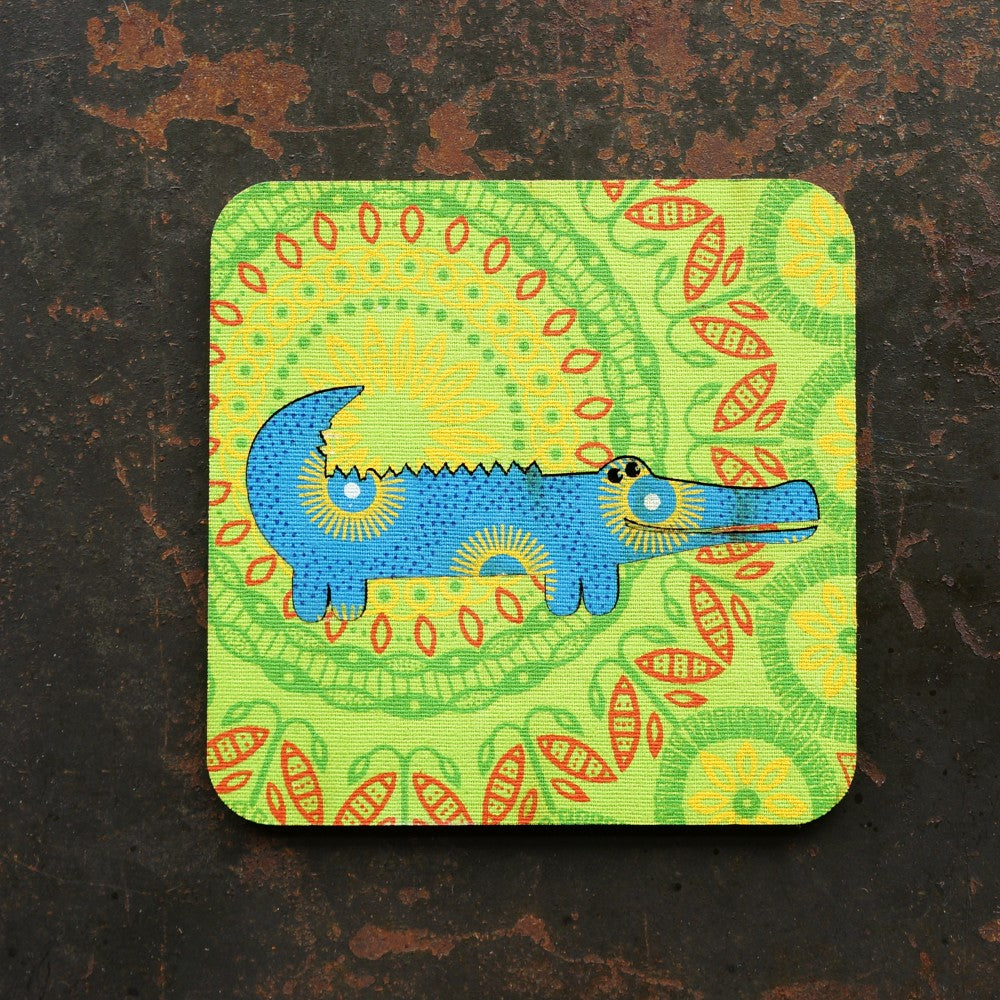 Crocodile Shweshwe Coasters