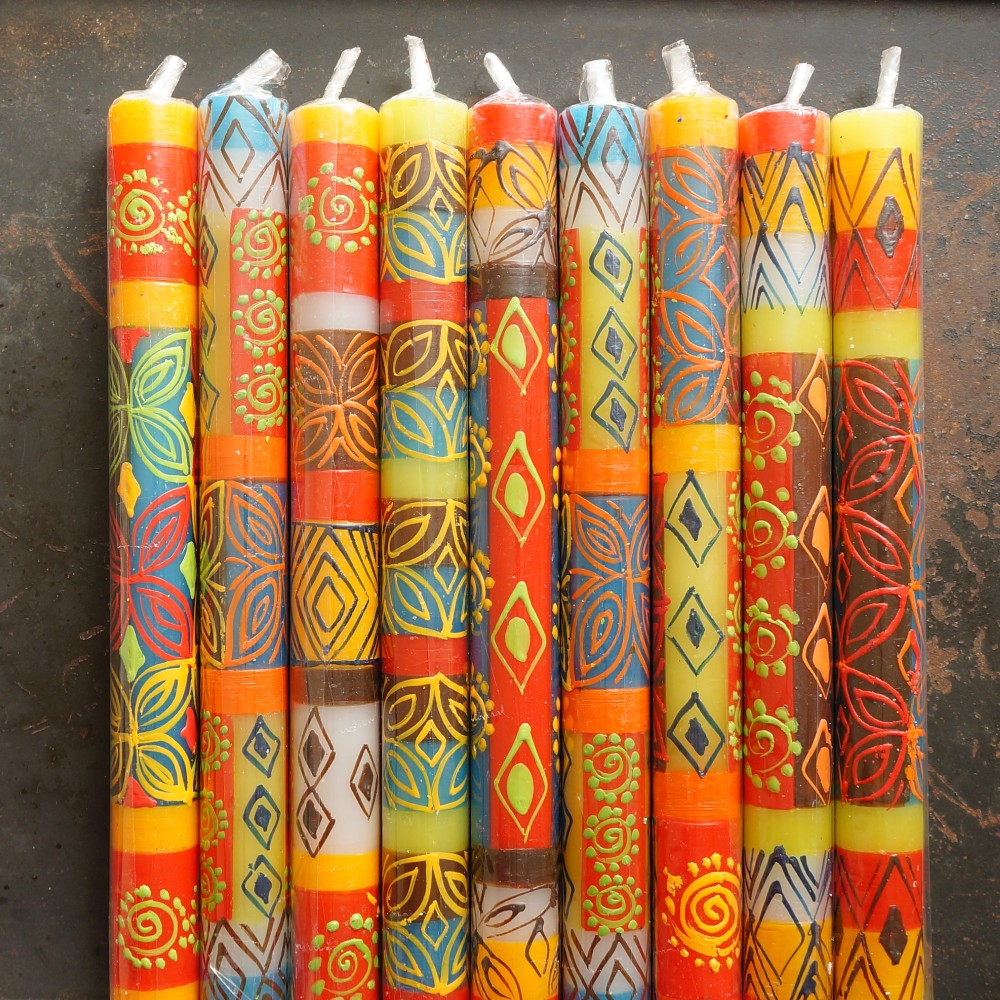 Desert Rose Dinner Candles