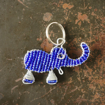 Elephant Beaded Keyring