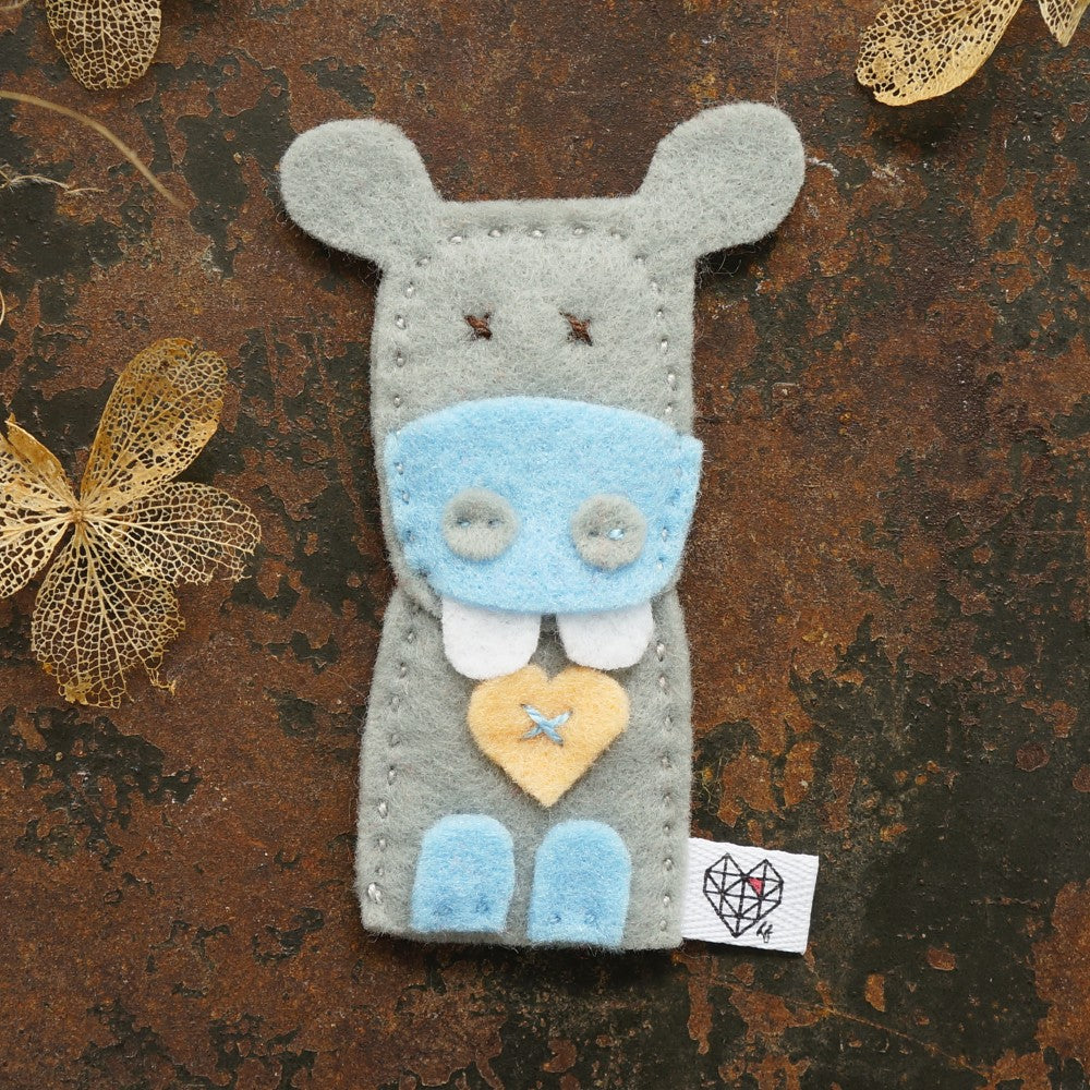 Hippy the Hippopotamus Finger Puppet