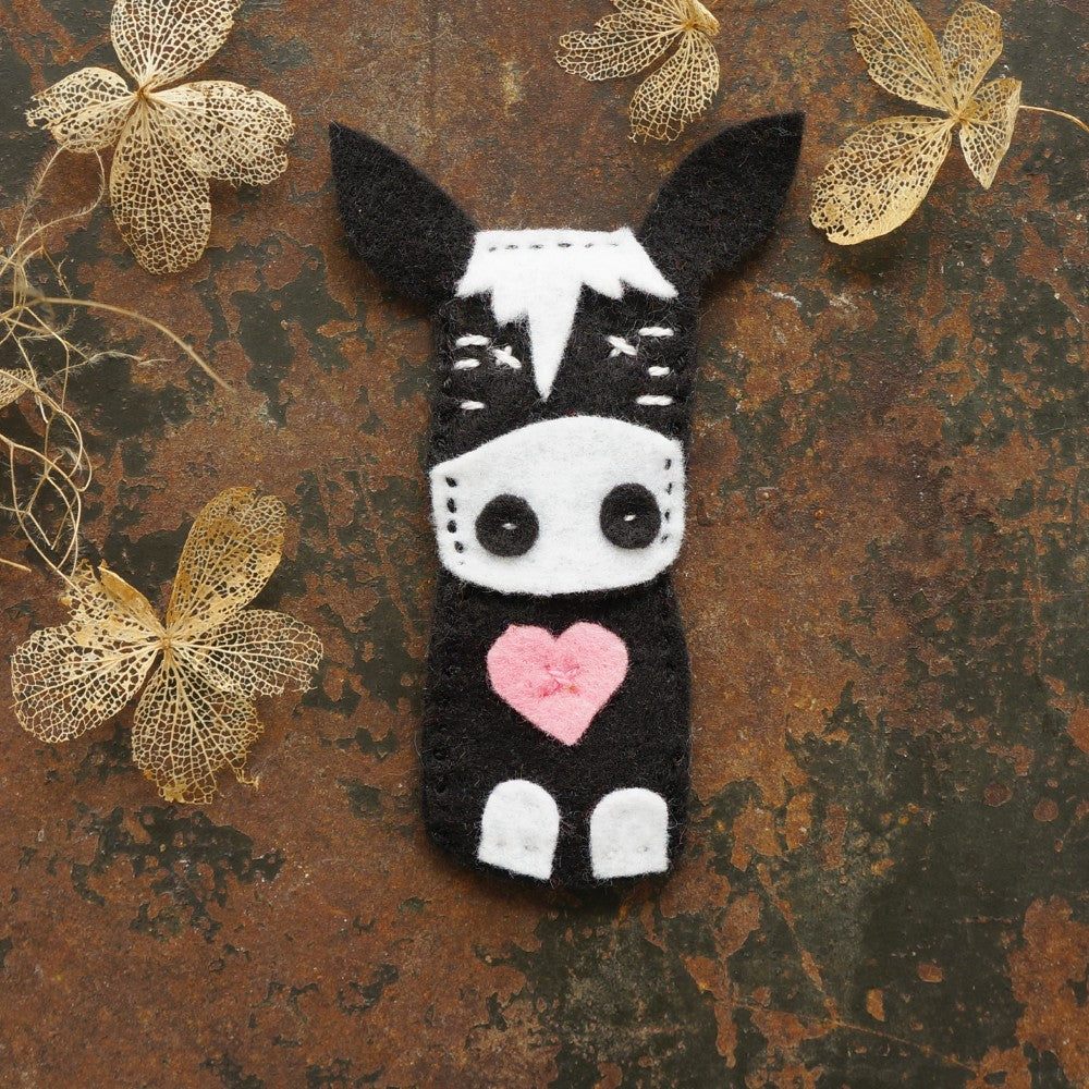 Zebby the Zebra Finger Puppet
