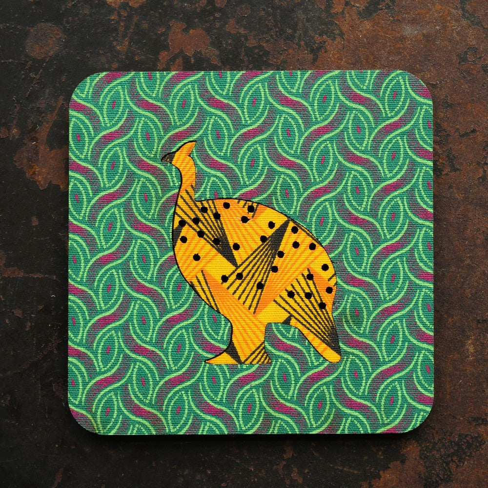 Guinea Fowl Shweshwe Coasters