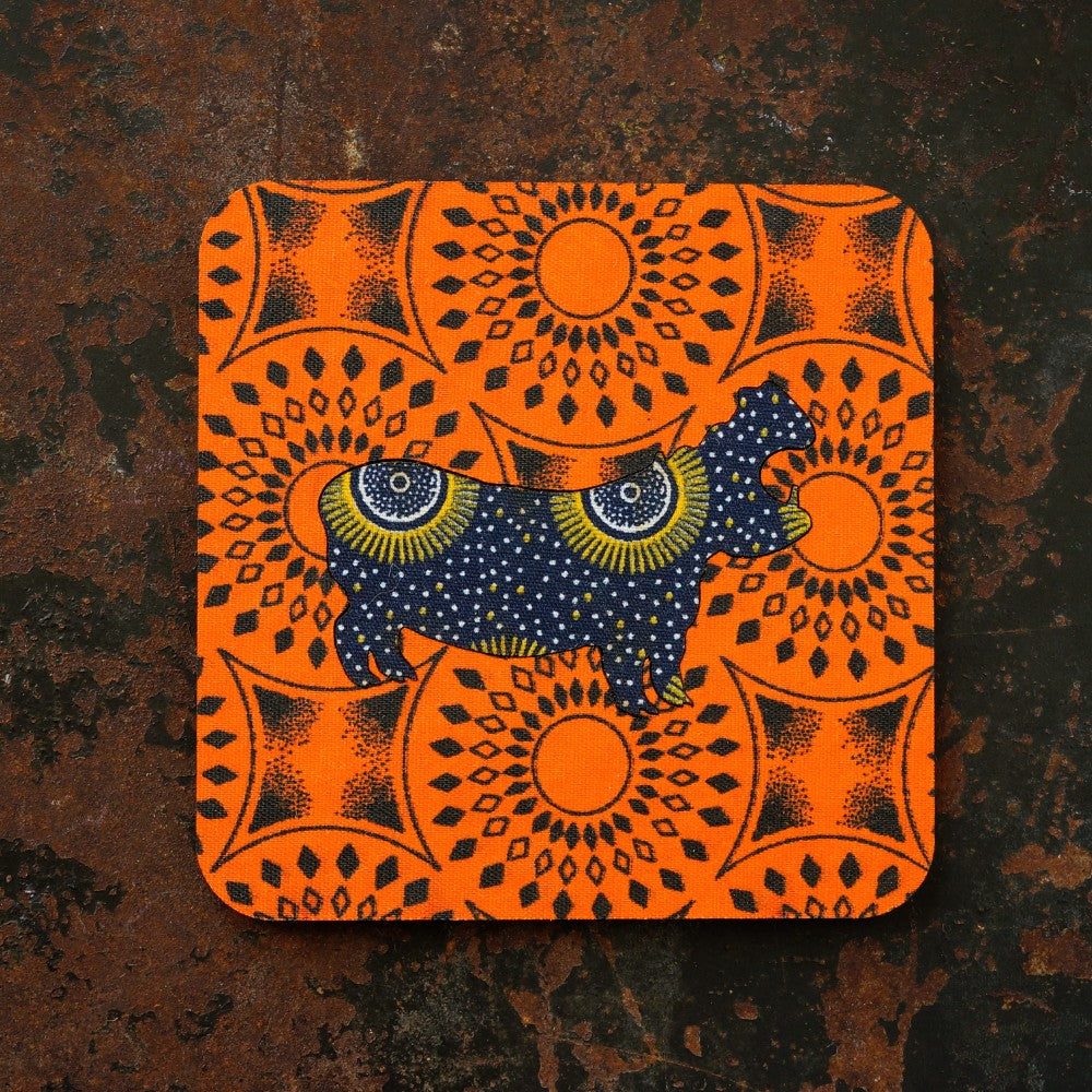Hippo Shweshwe Coasters