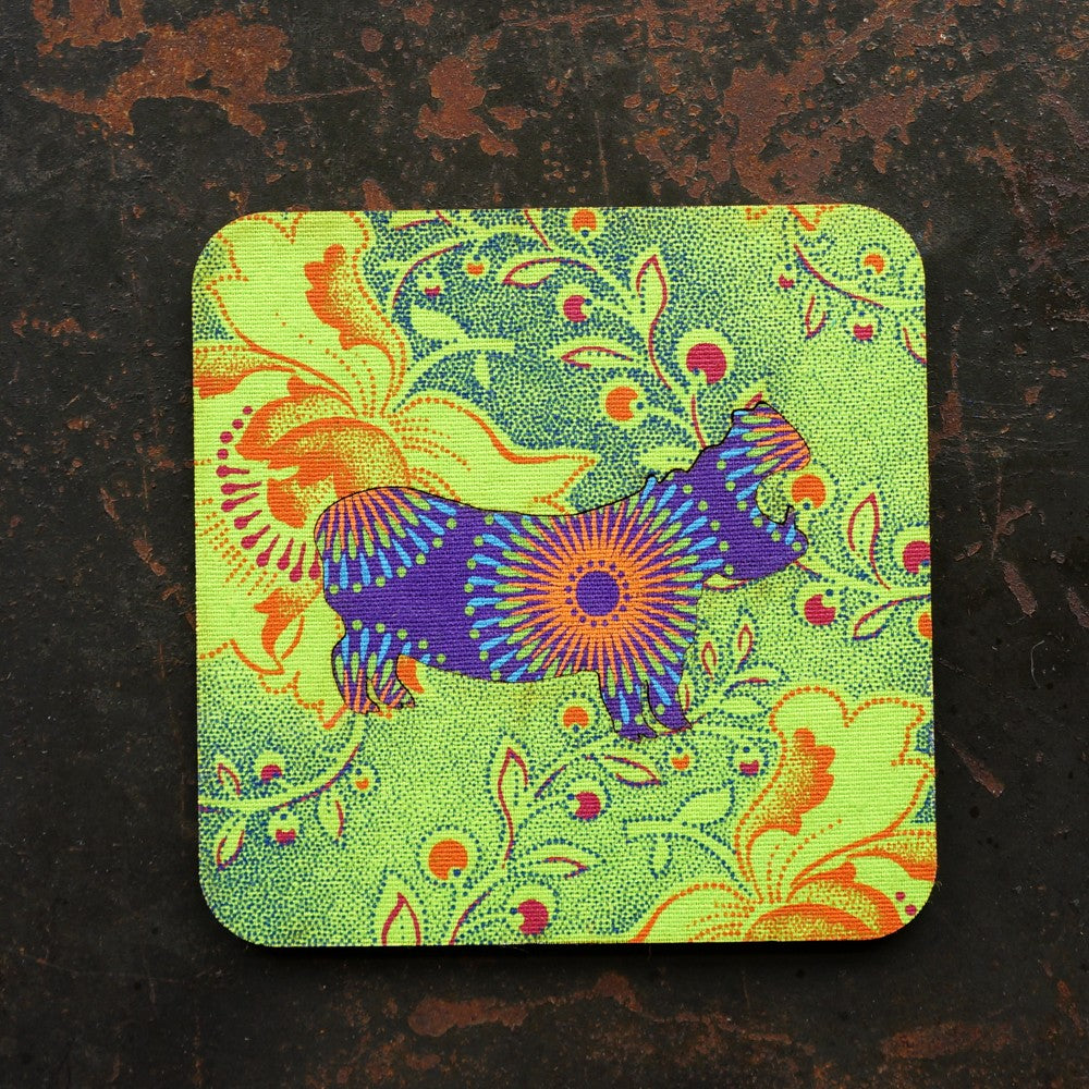 Hippo Shweshwe Coasters