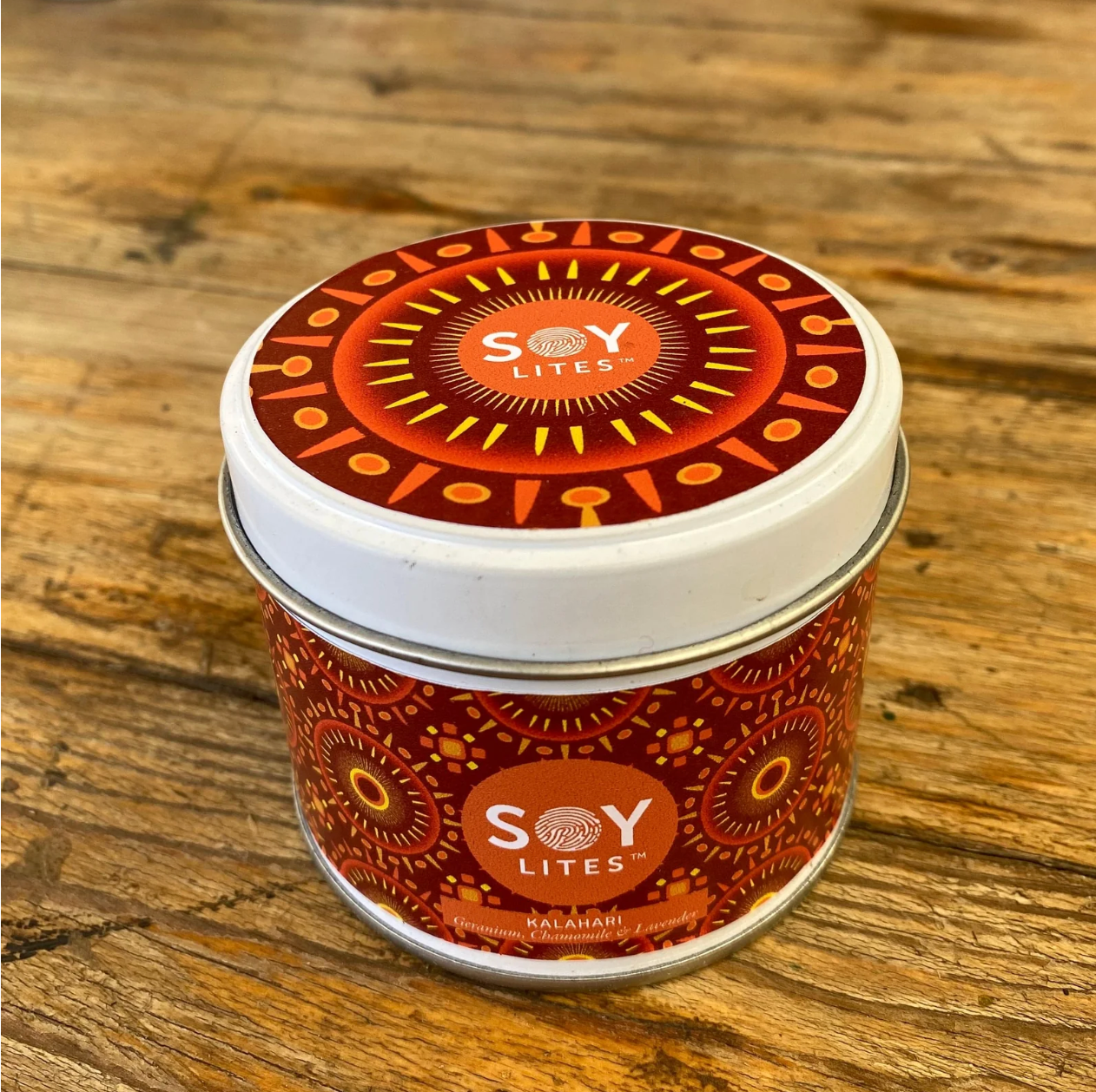 Kalahari Soy Candle (200ml) – Geranium, Chamomile & Lavender