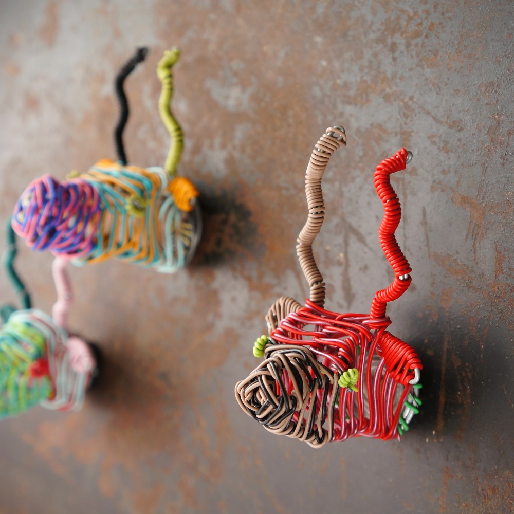 Telephone Wire Kudu Head Magnet