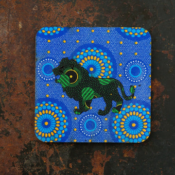 Lion Shweshwe Coasters
