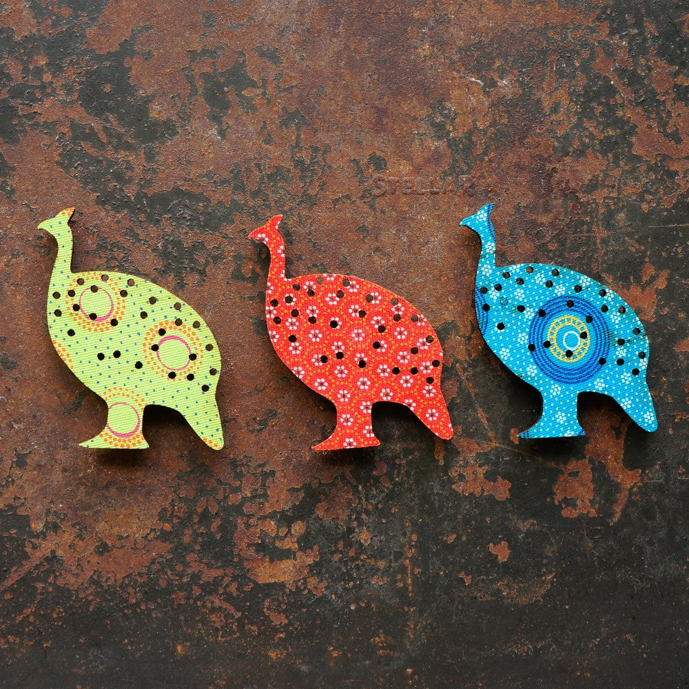 Guinea Fowl Magnets