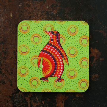 Penguin Shweshwe Coasters