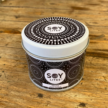 Protea Soy Candle (200ml) – Melissa, Oud & Patchouli