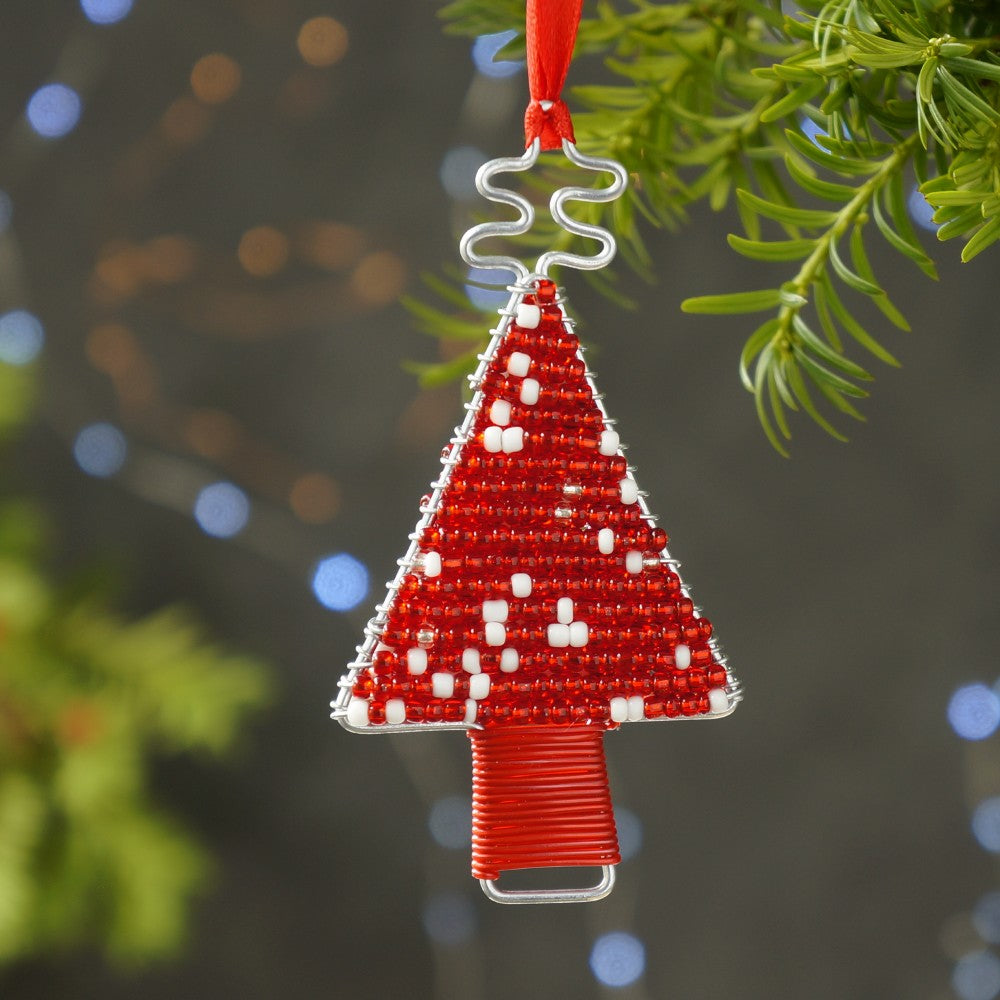 Star-Topped Christmas Tree Decoration