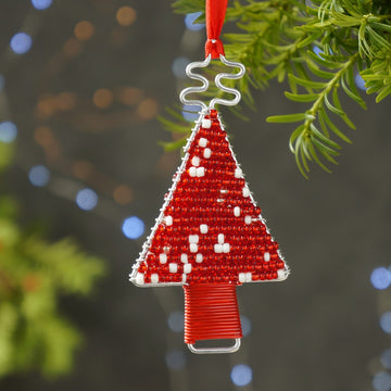 Star-Topped Christmas Tree Decoration