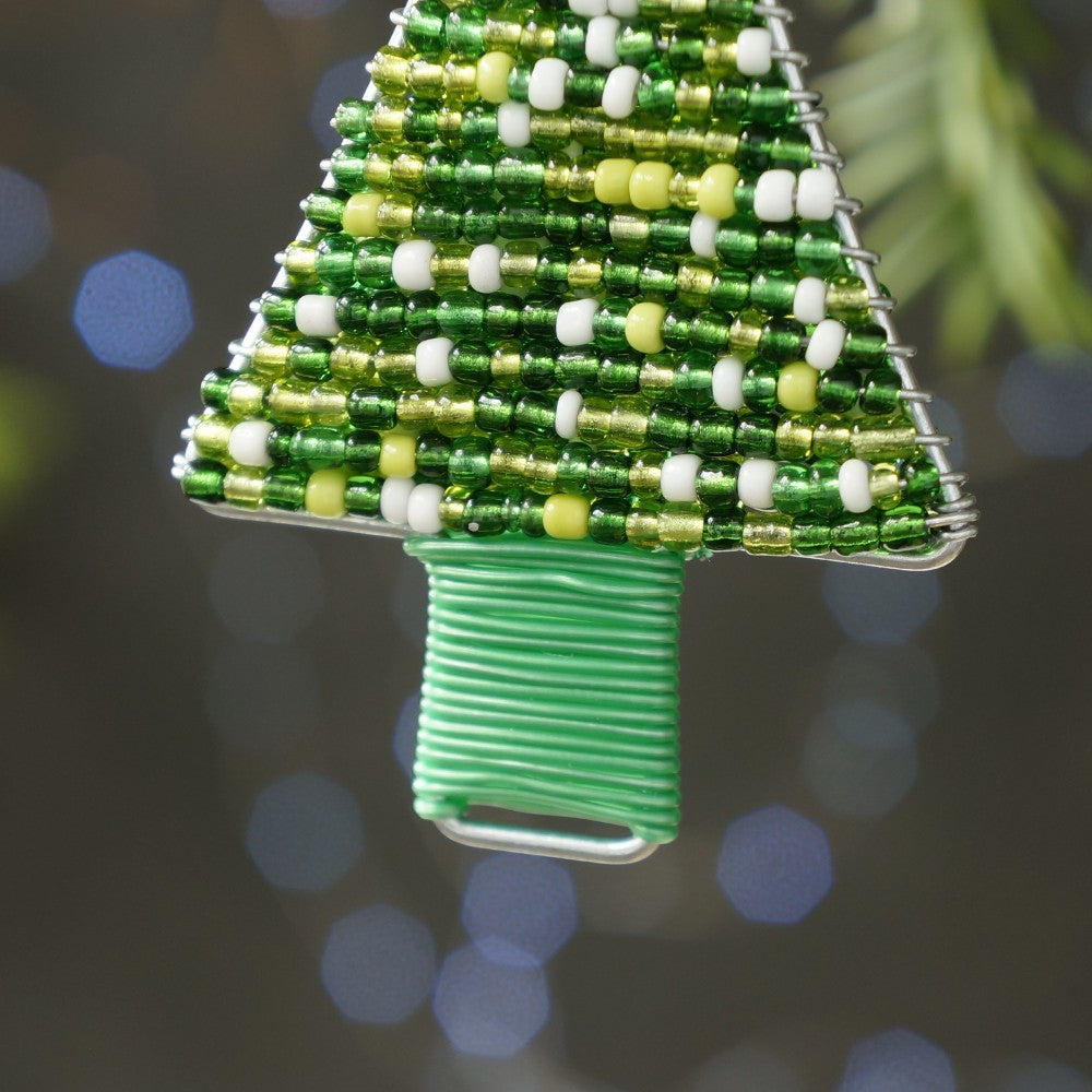 Detail of Star-Topped Tree Decoration