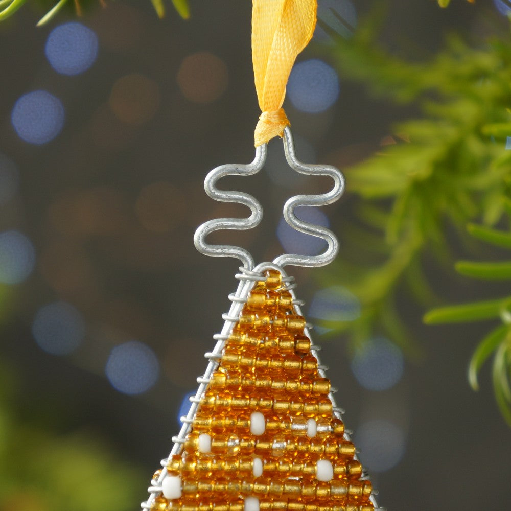 Detail of Star-Topped Tree Decoration