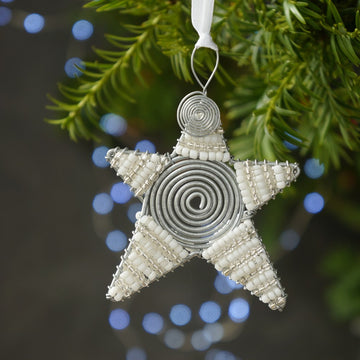 Beaded Star Decoration