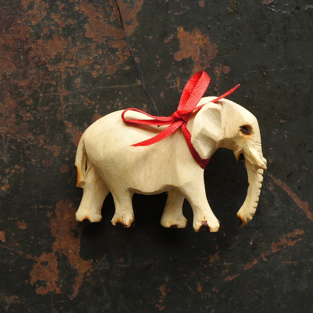 Wood Carved Elephant